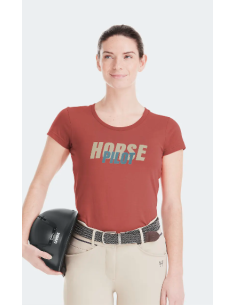 T-shirt team femme Horse pilot